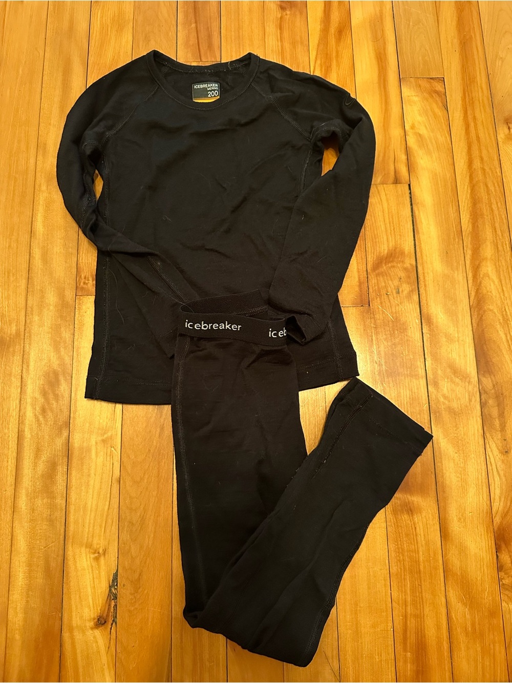 Icebreaker kids base layer set 5T